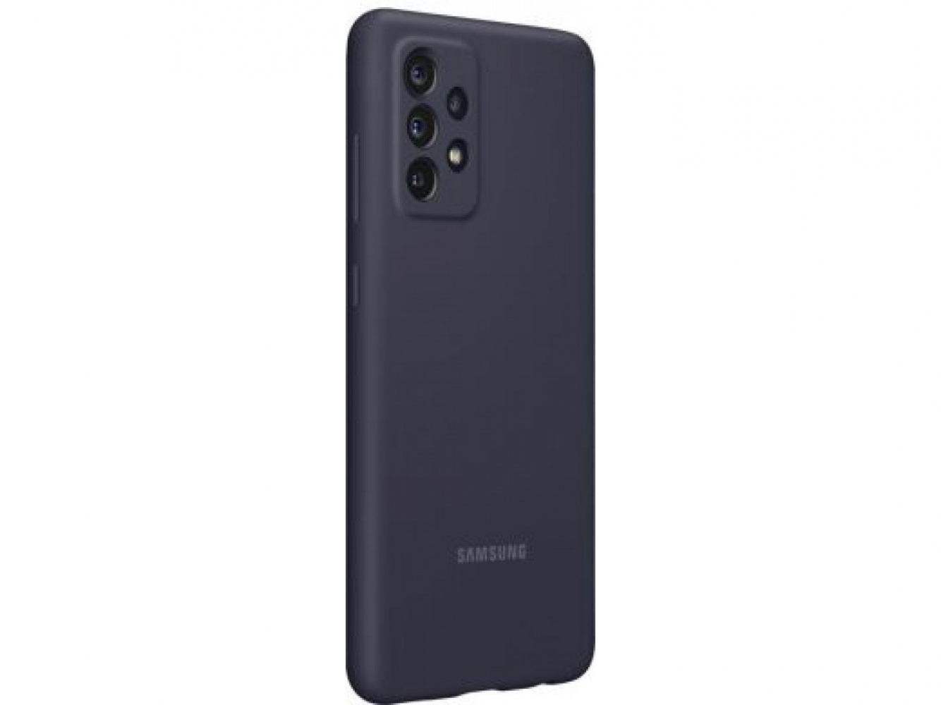 Панель Silicone Cover для Samsung Galaxy A52 (A525) EF-PA525TBEGRU Black 3 - Фото 3