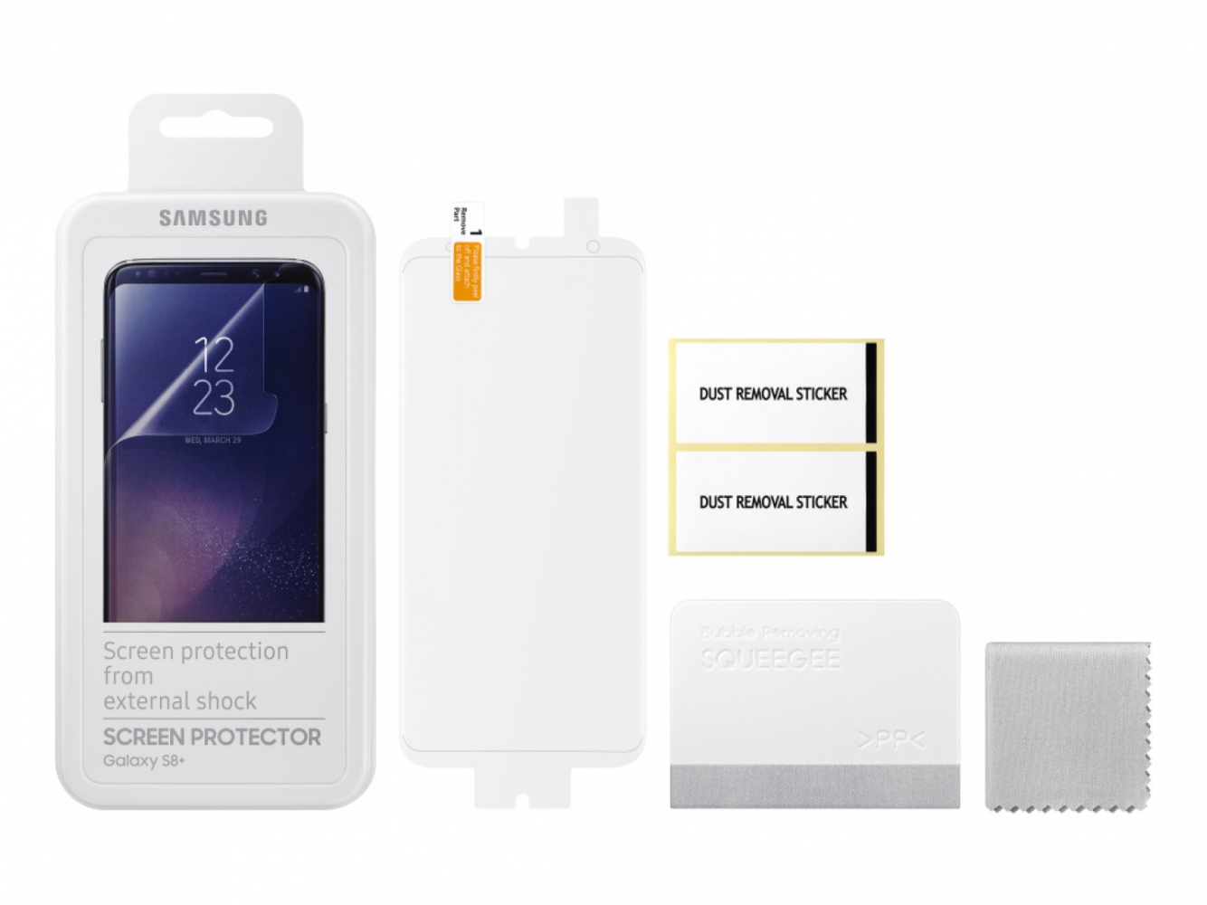 Защитная пленка Samsung для Samsung Galaxy S8 Plus глянцевая (ET-FG955CTEGRU) 2 - Фото 2