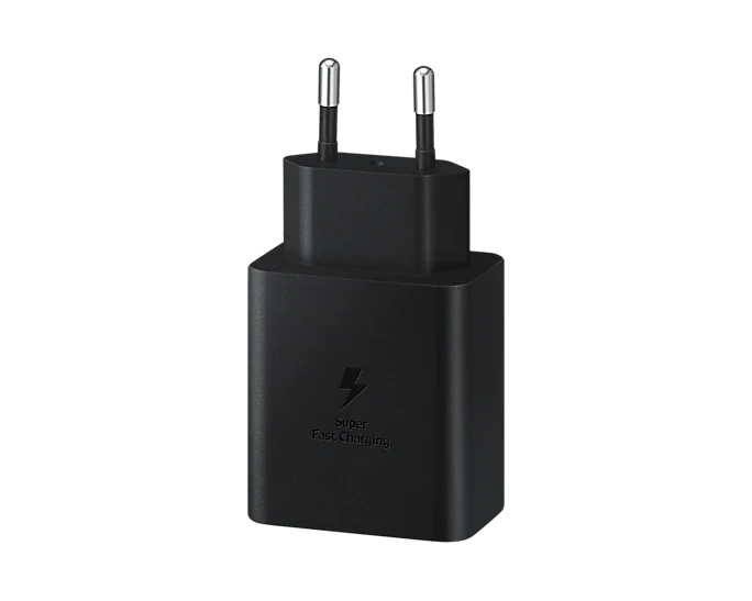 Сетевое зарядное устройство Samsung 45W Power Adapter Type-C Cable (EP-T4510XBEGRU) Black 0 - Фото 1