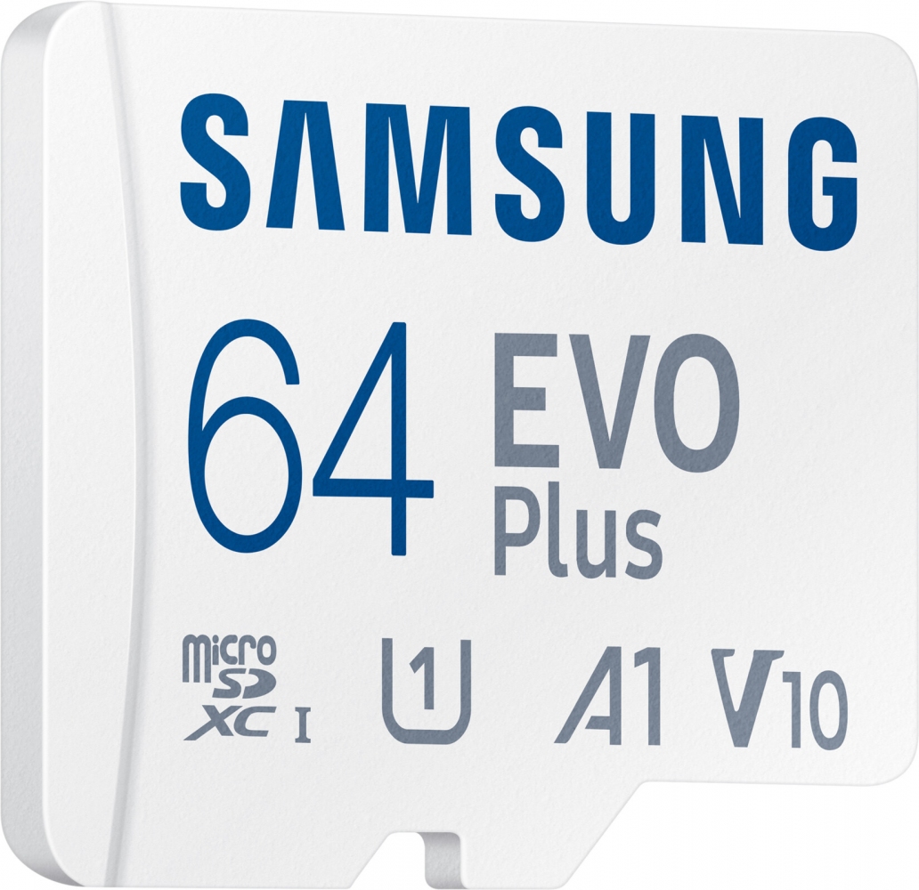 Карта памяти Samsung EVO Plus microSDXC 64 GB UHS-I Class 10 + SD-адаптер (MB-MC64KA/RU) 4 - Фото 4