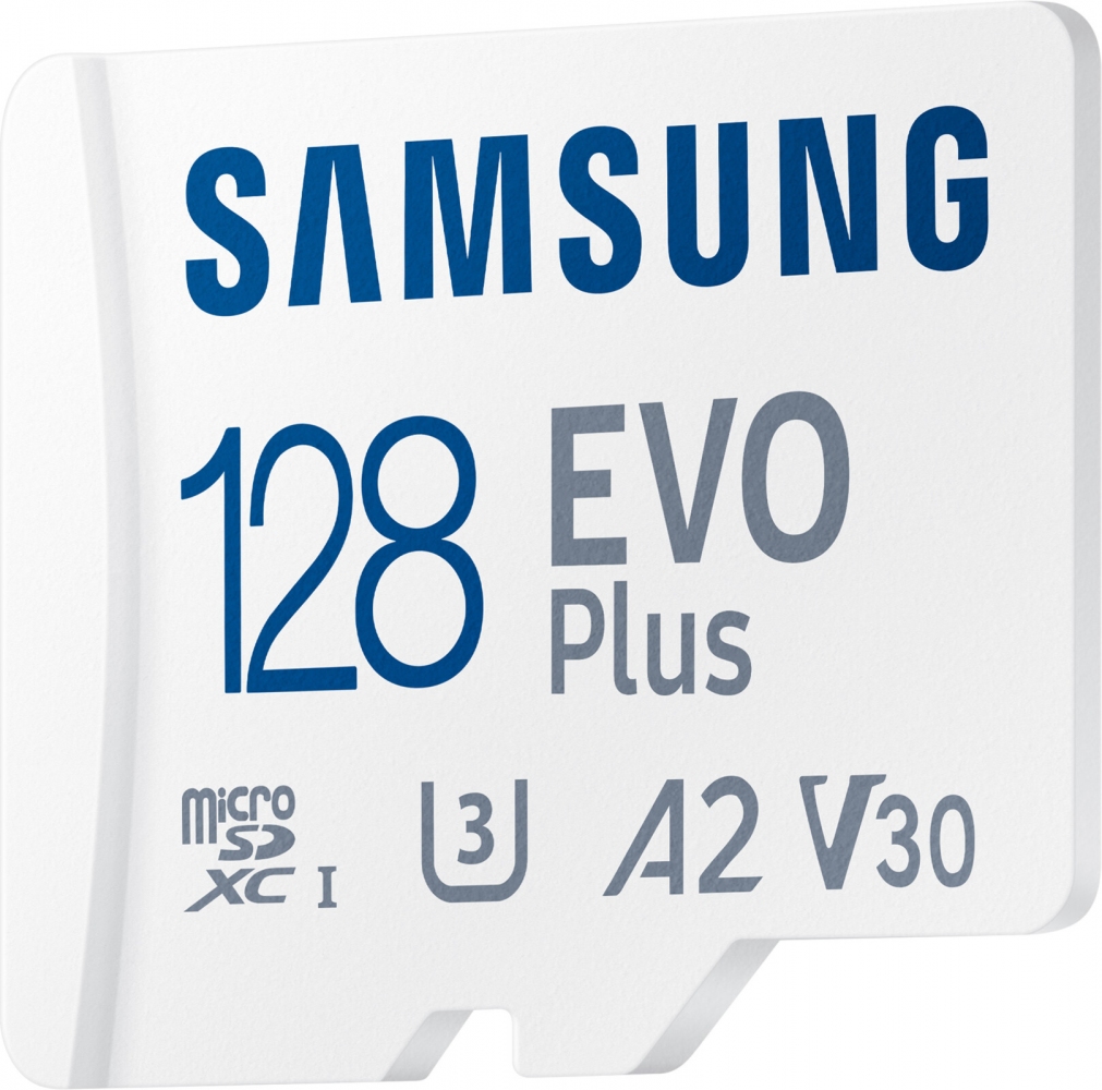 Карта памяти Samsung EVO Plus microSDXC 128 GB UHS-I Class 10 + SD-адаптер (MB-MC128KA/RU) 3 - Фото 3