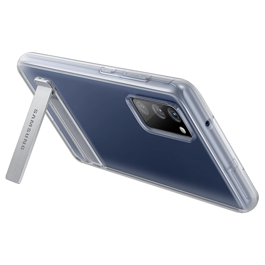 Чехол-накладка Clear Standing Cover для Samsung Galaxy S20 FE (G780) EF-JG780CTEGRU Transparent 2 - Фото 2