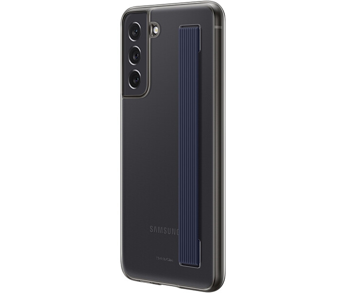 Чехол Samsung Clear Strap Cover для Samsung Galaxy S21 FE (EF-XG990CBEGRU) Dark Gray 4 - Фото 4