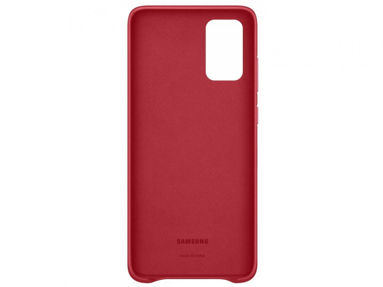Панель Samsung Leather Cover для Samsung Galaxy S20 Plus (EF-VG985LREGRU) Red 0 - Фото 1