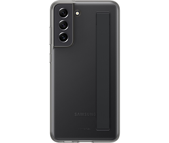 Чехол Samsung Clear Strap Cover для Samsung Galaxy S21 FE (EF-XG990CBEGRU) Dark Gray 0 - Фото 1