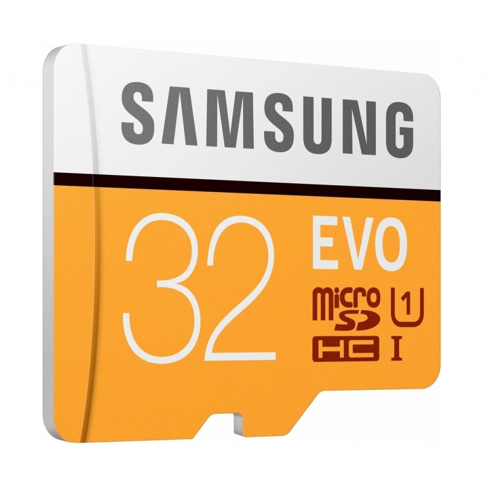 Карта памяти Samsung microSDHC 32GB EVO UHS-I Class 10 (MB-MP32GA/APC) 0 - Фото 1