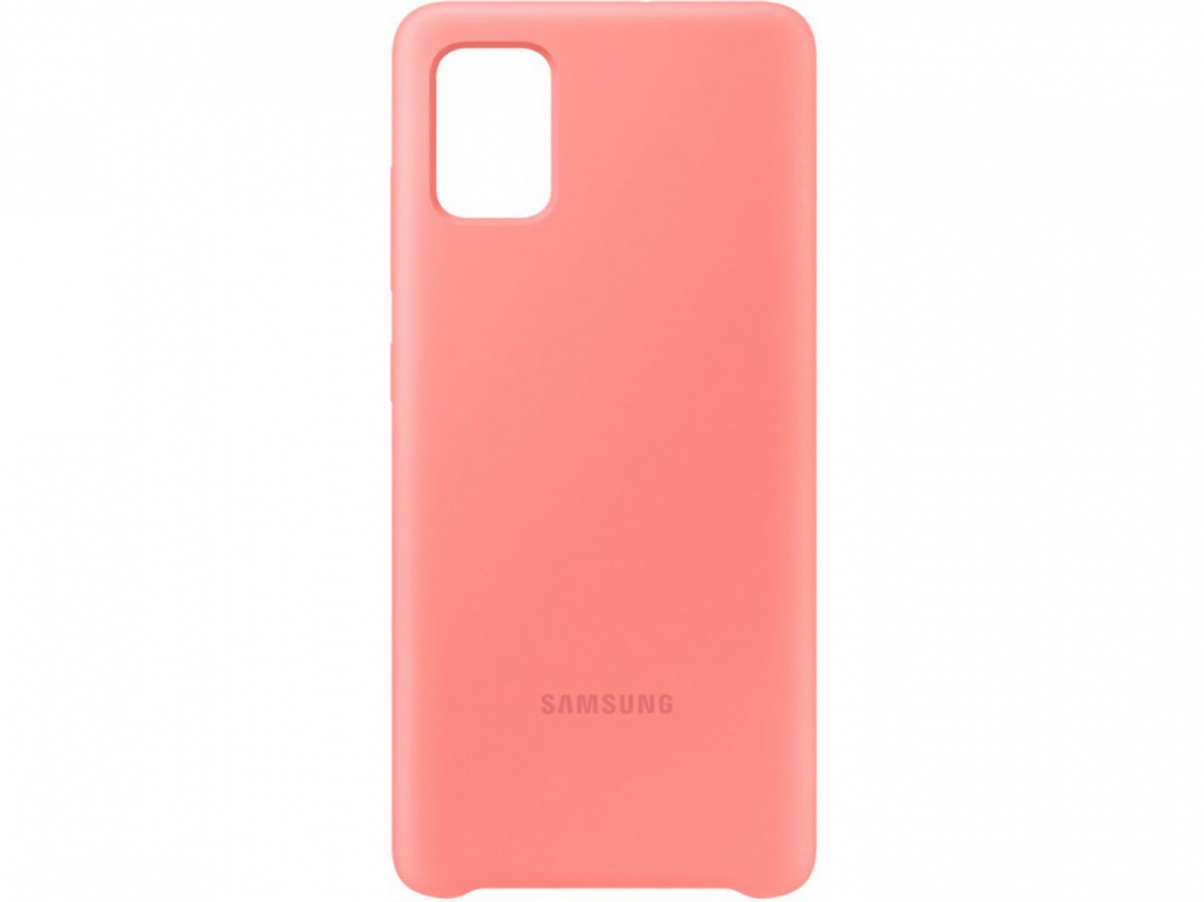 Накладка Samsung Silicone Cover для Samsung Galaxy A51/А515 (EF-PA515TPEGRU) Pink 4 - Фото 4