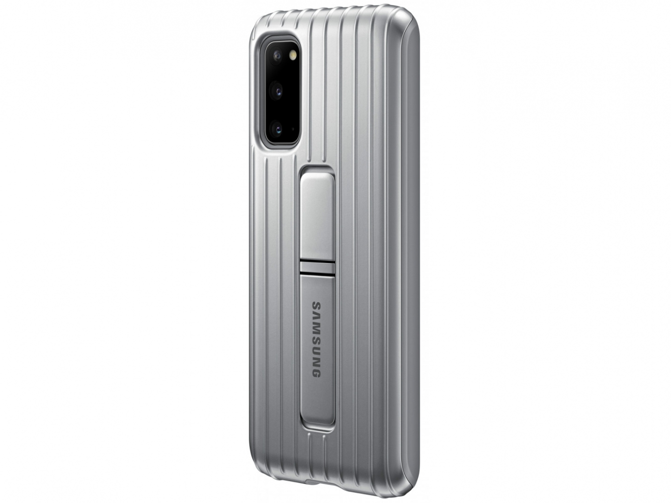 Накладка Samsung Protective Standing Cover для Samsung Galaxy S20 (EF-RG980CSEGRU) Silver 6 - Фото 6