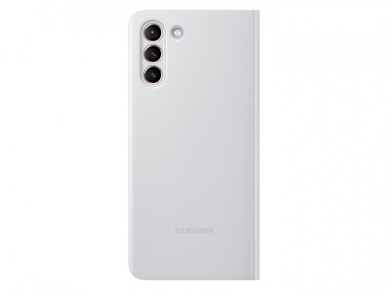 Чохол-книжка Samsung Clear View Cover для Samsung Galaxy S21 Plus (EF-ZG996CJEGRU) Light Gray 0 - Фото 1