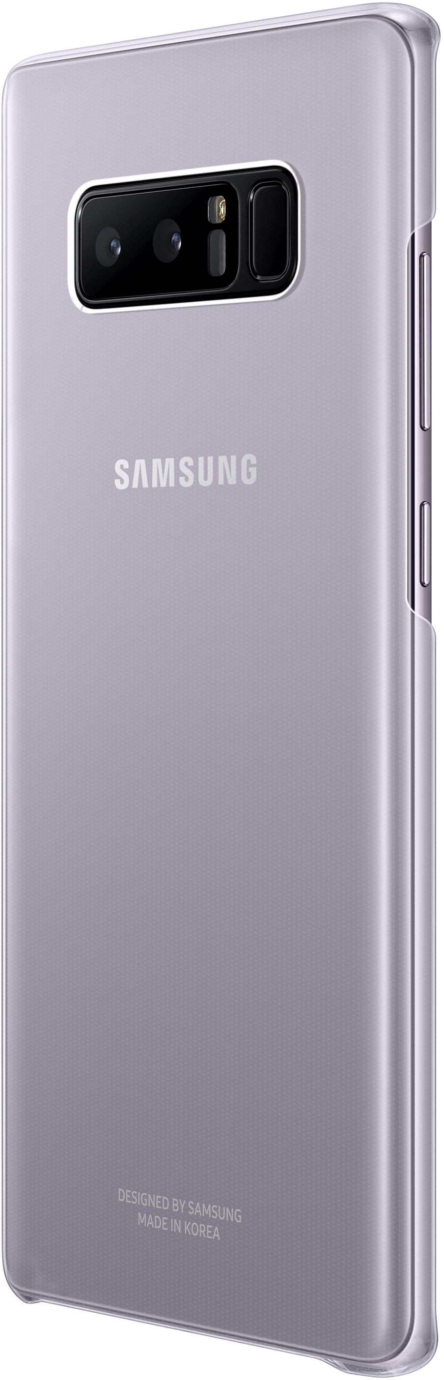 Чехол Samsung Clear Cover Note 8 EF-QN950CVEGRU Orchid Gray 2 - Фото 2
