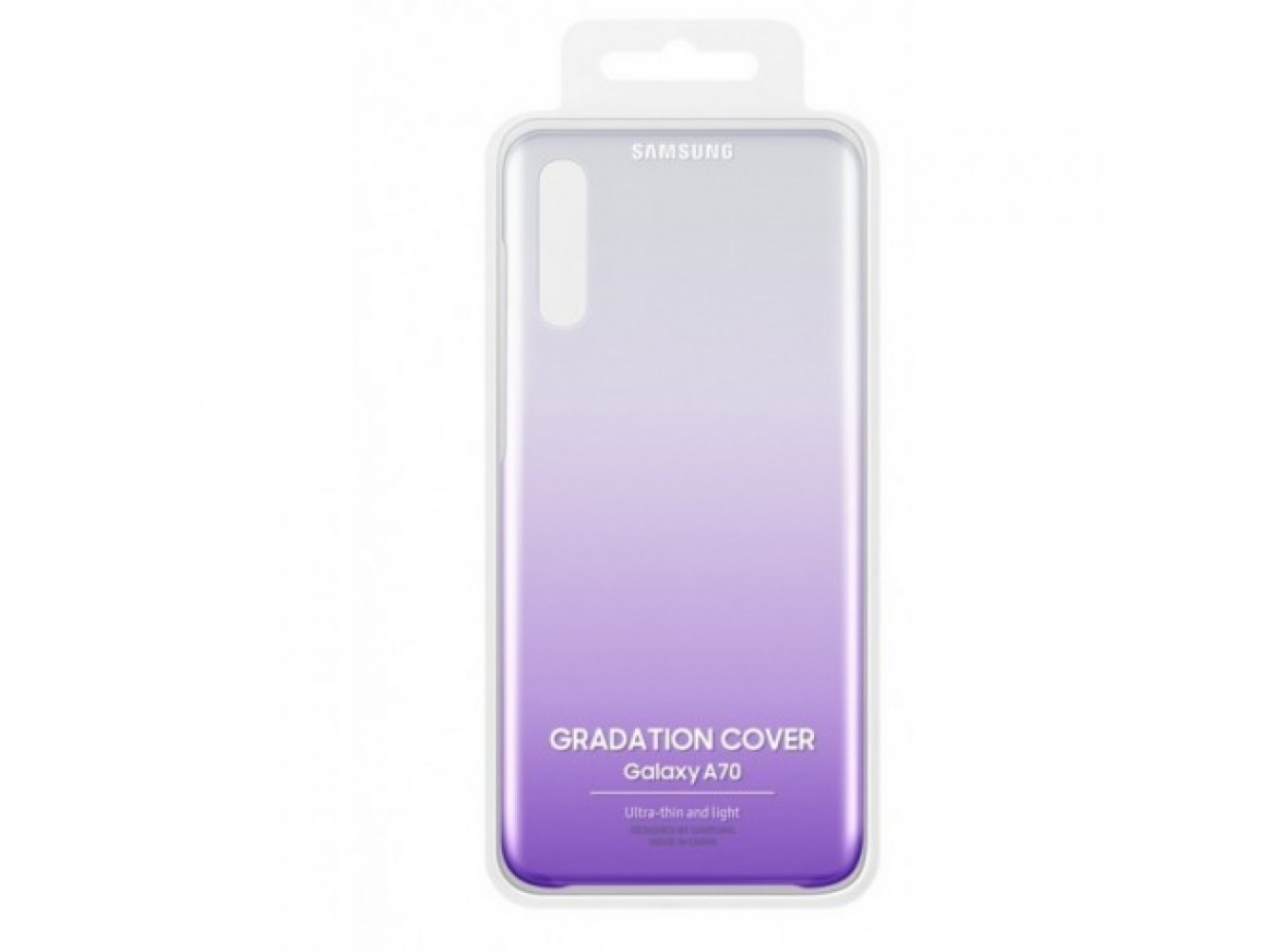 Чохол Samsung Gradation Cover для Samsung Galaxy A70 (EF-AA705CVEGRU) Violet 4 - Фото 4