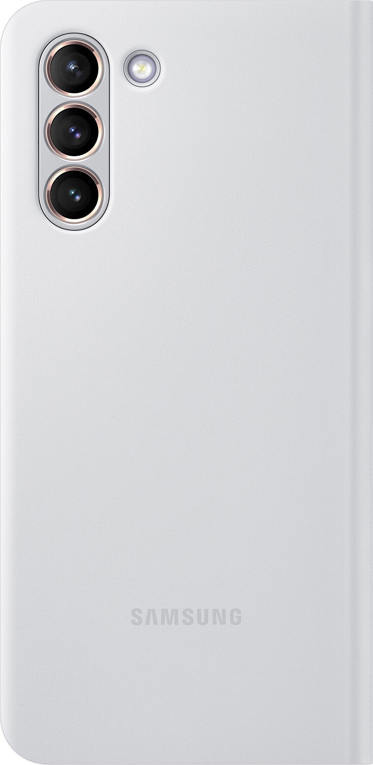 Чехол-книжка Samsung LED View Cover для Samsung Galaxy S21 (EF-NG991PJEGRU) Light Gray 3 - Фото 3