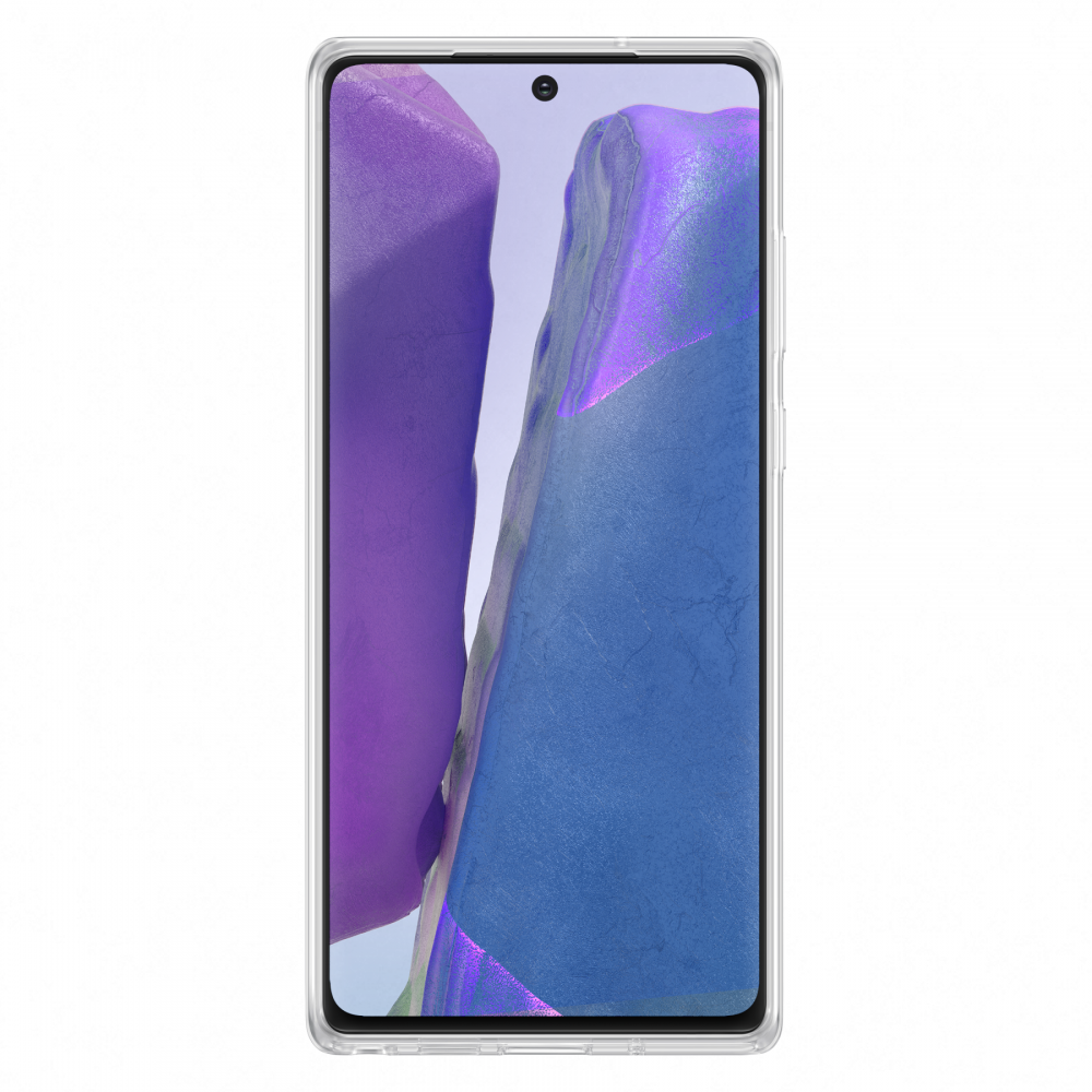 Силиконовый (TPU) чехол Clear Cover для Samsung Galaxy Note 20 (N980) EF-QN980TTEGRU Transparent 2 - Фото 2