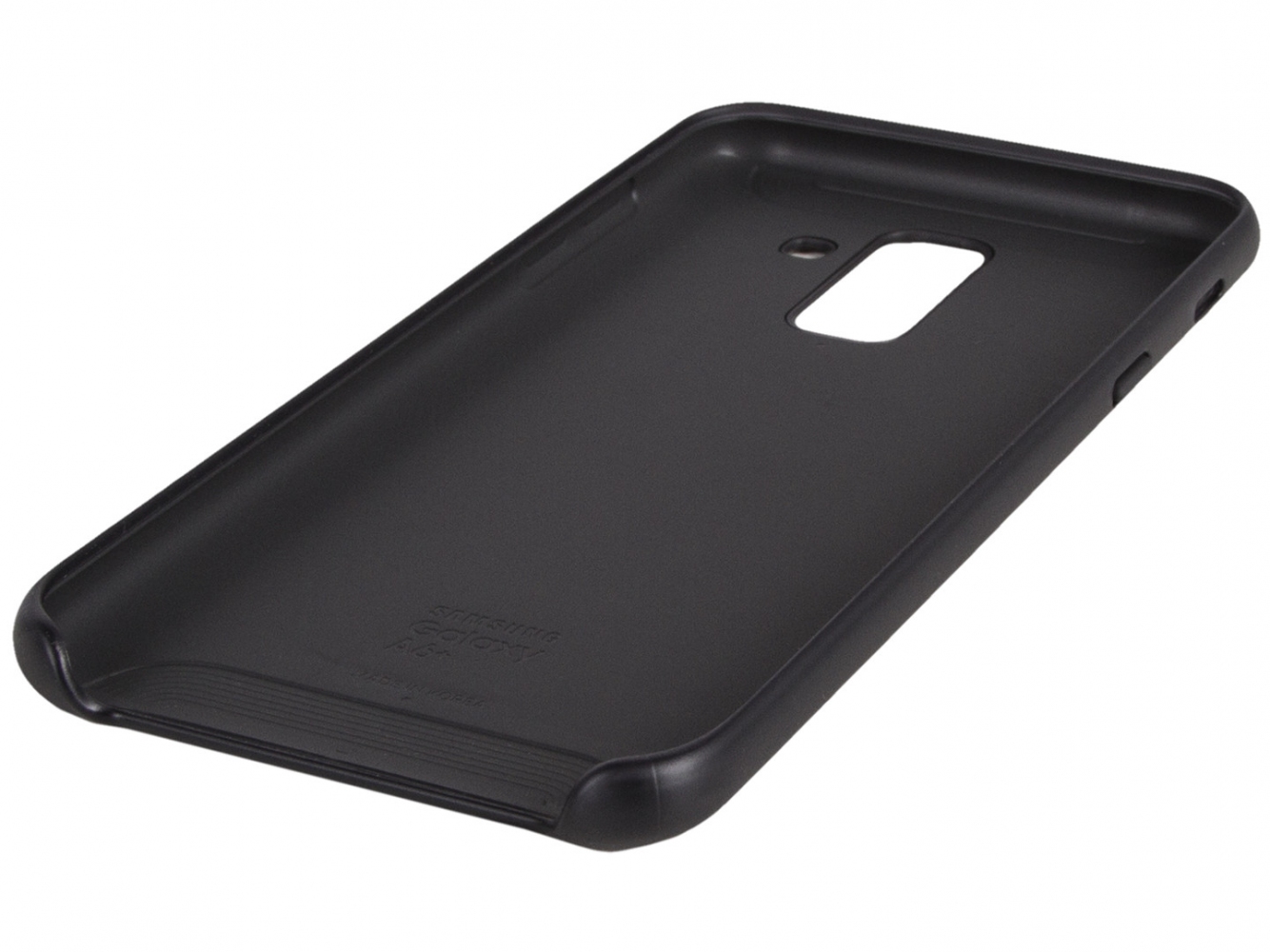 Панель Samsung Dual Layer Cover Galaxy A6+ (2018) (EF-PA605CBEGRU) Black 0 - Фото 1