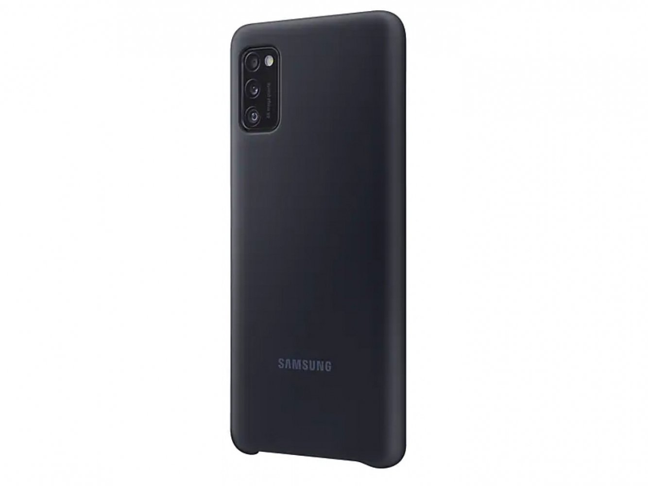 Накладка Samsung Silicone Cover для Samsung Galaxy A41 (EF-PA415TBEGRU) Black 0 - Фото 1