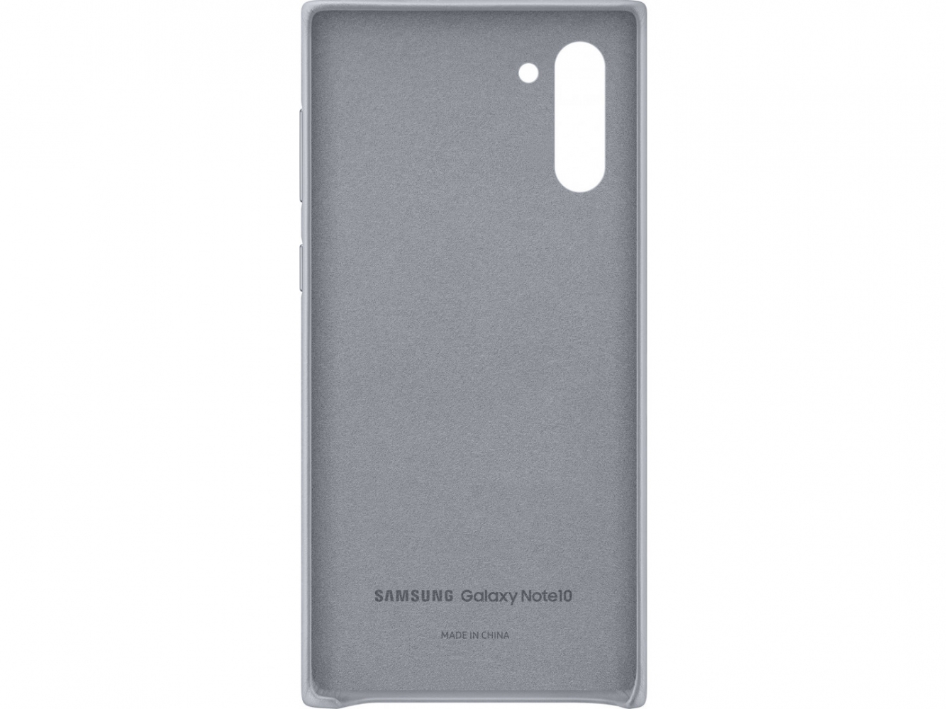 Чохол Samsung Leather Cover для Samsung Galaxy Note 10 (EF-VN970LJEGRU) Gray 0 - Фото 1