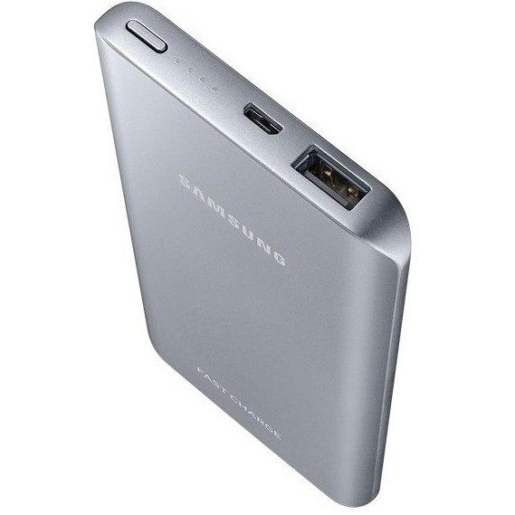 Портативна батарея Samsung Fast Charging Battery Pack 5200 mAh Silver (EB-PN920USRGRU) 2 - Фото 2