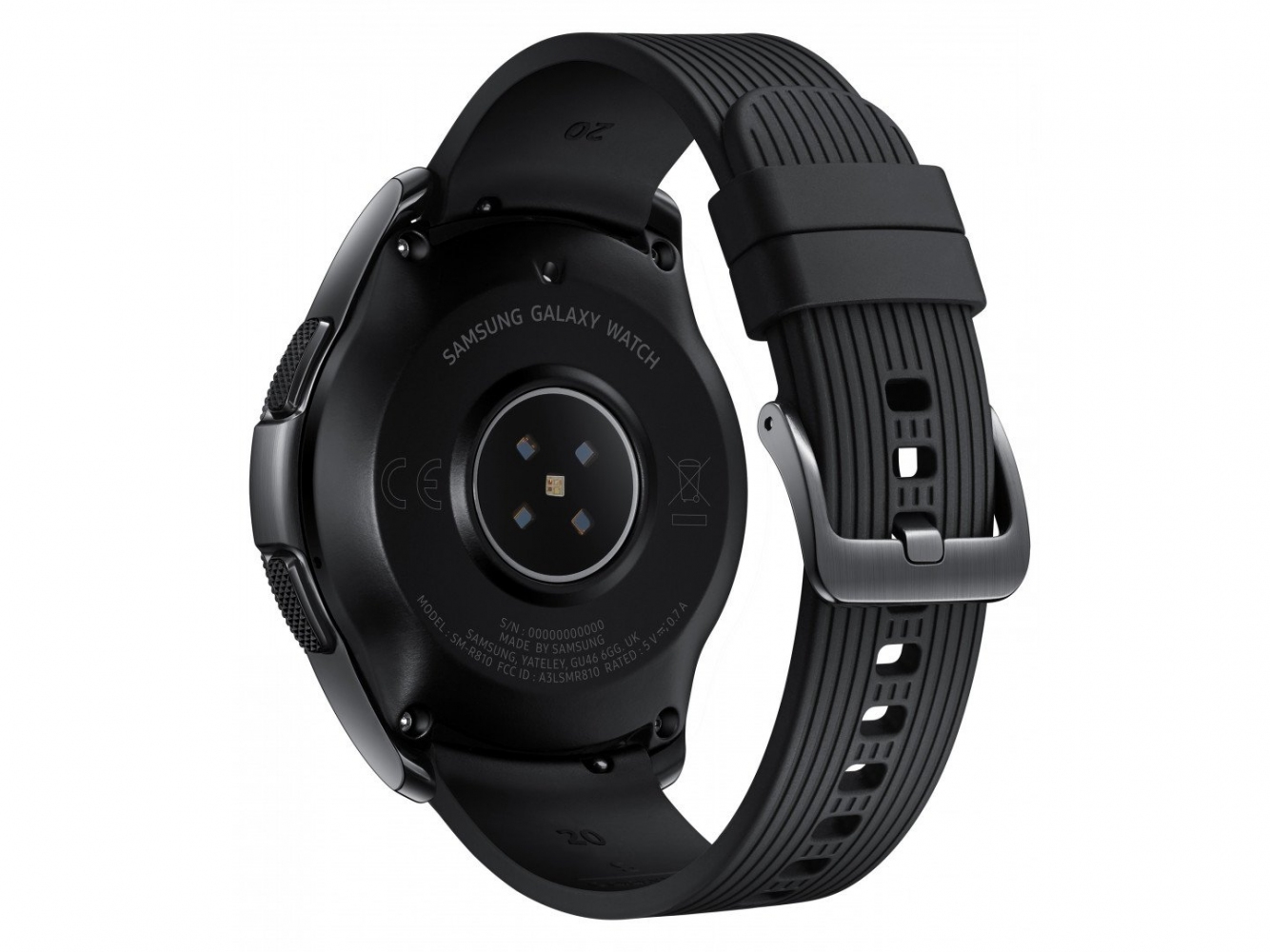 Смарт годинник Samsung Galaxy Watch 42mm (SM-R810NZKASEK) Black 0 - Фото 1