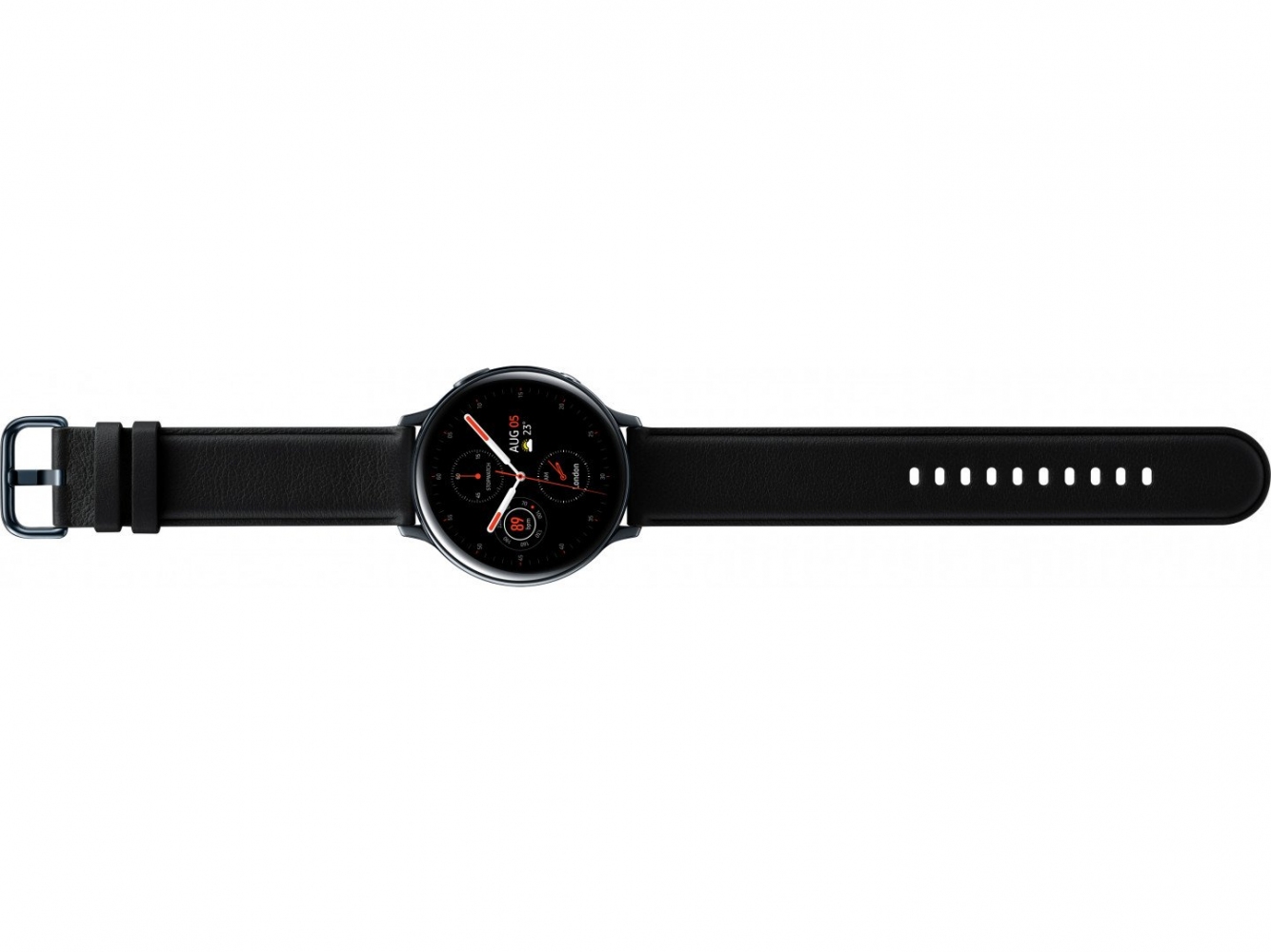 Смарт годинник Samsung Galaxy Watch Active 2 44mm Stainless steel (SM-R820NSKASEK) Black 4 - Фото 4