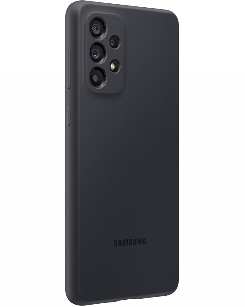 Панель Silicone Cover для Samsung Galaxy A73 EF-PA736TBEGRU Black 0 - Фото 1