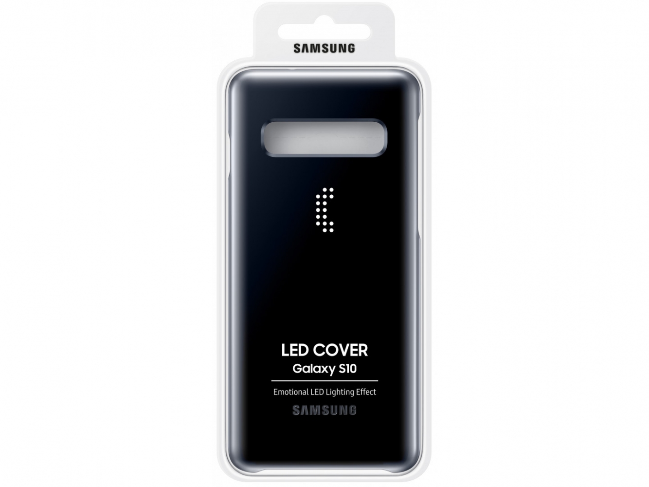 Панель Samsung LED Cover для Samsung Galaxy S10 Plus (EF-KG975CBEGRU) Black 5 - Фото 5