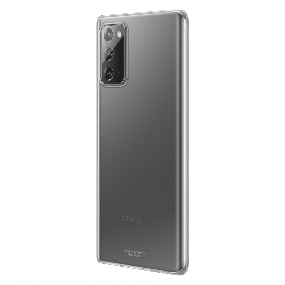 Силиконовый (TPU) чехол Clear Cover для Samsung Galaxy Note 20 (N980) EF-QN980TTEGRU Transparent 3 - Фото 3