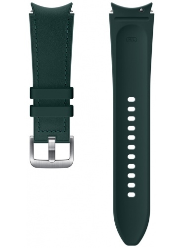 Ремінець Samsung Hybrid Band (20mm, M/L) для Samsung Galaxy Watch 4 (ET-SHR89LGEGRU) Green 0 - Фото 1