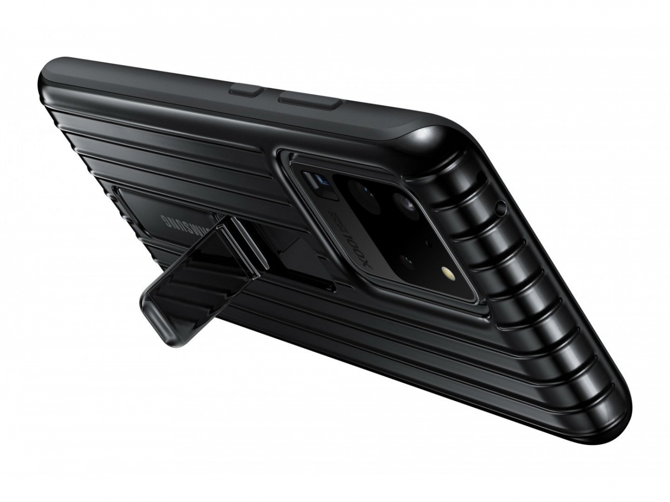Накладка Samsung Protective Standing Cover для Samsung Galaxy S20 Ultra (EF-RG988CBEGRU) Black 3 - Фото 3