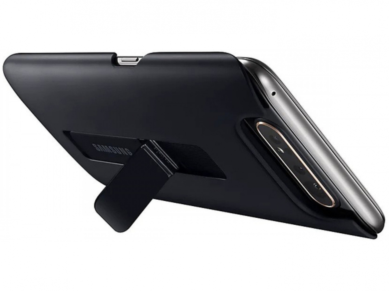 Панель Samsung Standing Cover для Samsung Galaxy A80 (EF-PA805CBEGRU) Black 2 - Фото 2
