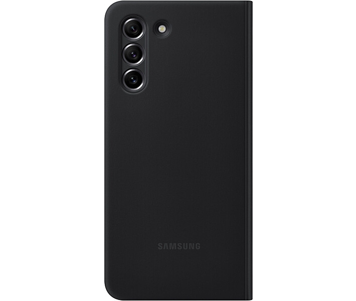 Чохол-книжка Samsung Clear View Cover для Samsung Galaxy S21 FE (EF-ZG990CBEGRU) Dark Gray 4 - Фото 4