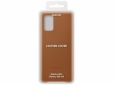 Панель Samsung Leather Cover для Samsung Galaxy S20 Plus (EF-VG985LAEGRU) Brown - фото 3 - Samsung Experience Store — брендовый интернет-магазин