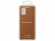 Панель Samsung Leather Cover для Samsung Galaxy S20 Plus (EF-VG985LAEGRU) Brown - фото 3 - Samsung Experience Store — брендовий інтернет-магазин