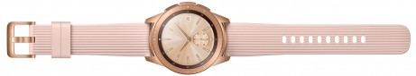 Смарт часы Samsung Galaxy Watch 42mm (SM-R810NZDASEK) Gold - фото 6 - Samsung Experience Store — брендовый интернет-магазин