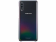 Чохол Samsung Gradation Cover для Samsung Galaxy A70 (EF-AA705CBEGRU) Black - фото 2 - Samsung Experience Store — брендовий інтернет-магазин