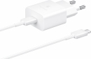 Сетевое зарядное устройство Samsung 15W Power Adapter Type-C Cable (EP-T1510XWEGEU) White - фото 2 - Samsung Experience Store — брендовый интернет-магазин