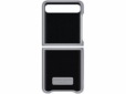 Панель Samsung Leather Cover для Samsung Galaxy Flip (F700) (EF-VF700LSEGRU) Silver - фото 3 - Samsung Experience Store — брендовый интернет-магазин