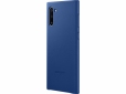 Чехол Samsung Leather Cover для Samsung Galaxy Note 10 (EF-VN970LLEGRU) Blue - фото 3 - Samsung Experience Store — брендовый интернет-магазин