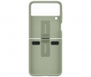 Накладка Silicone Cover with Ring для Samsung Galaxy Flip3 (EF-PF711TMEGRU) Olive Green - фото 4 - Samsung Experience Store — брендовий інтернет-магазин