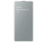 Чехол-книжка Samsung Clear View Cover для Samsung Galaxy S10e (EF-ZG970CWEGRU) White - фото 4 - Samsung Experience Store — брендовый интернет-магазин