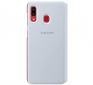 Чехол-книжка Samsung Wallet Cover для Samsung Galaxy A20 (EF-WA205PWEGRU) White - фото 3 - Samsung Experience Store — брендовый интернет-магазин