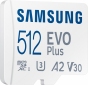 Карта пам'яті Samsung EVO Plus microSDXC 512GB UHS-I Class 10 + SD-адаптер (MB-MC512KA/RU) - фото 2 - Samsung Experience Store — брендовий інтернет-магазин