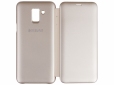 Чехол-книжка Samsung Wallet Cover для Samsung Galaxy J6 2018 (EF-WJ600CFEGRU) Gold - фото 2 - Samsung Experience Store — брендовый интернет-магазин