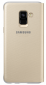Чехол Samsung Neon Flip Cover A8 Plus 2018 (EF-FA730PFEGRU) Gold - фото 2 - Samsung Experience Store — брендовый интернет-магазин