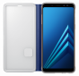 Чохол Samsung Neon Flip Cover A8 Plus 2018 (EF-FA730PFEGRU) Blue - фото 3 - Samsung Experience Store — брендовий інтернет-магазин