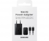 Мережевий зарядний пристрій Samsung 15W Power Adapter Type-C Cable (EP-T1510XBEGRU) Black - фото 2 - Samsung Experience Store — брендовий інтернет-магазин