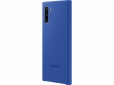 Накладка Samsung Silicone Cover для Samsung Galaxy Note 10 (EF-PN970TLEGRU) Blue - фото 2 - Samsung Experience Store — брендовый интернет-магазин