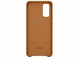 Панель Samsung Leather Cover для Samsung Galaxy S20 (EF-VG980LAEGRU) Brown - фото 3 - Samsung Experience Store — брендовий інтернет-магазин