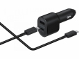 Автомобильное зарядное устройство Samsung Super Fast Dual Car Charger (EP-L5300XBEGRU) Black - фото 5 - Samsung Experience Store — брендовый интернет-магазин