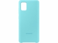 Накладка Samsung Silicone Cover для Samsung Galaxy A51/А515 (EF-PA515TLEGRU) Blue - фото 5 - Samsung Experience Store — брендовый интернет-магазин