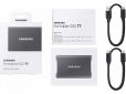 Жесткий диск Samsung Portable SSD T7 500GB USB 3.2 Type-C (MU-PC500T/WW) External Grey - фото 2 - Samsung Experience Store — брендовый интернет-магазин